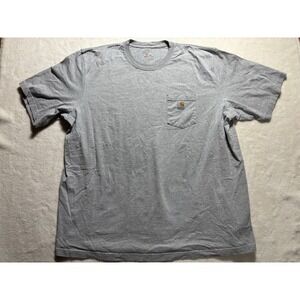 Carhartt Short Sleeve T Shirt Men's Size 3XL Breast Pocket Work